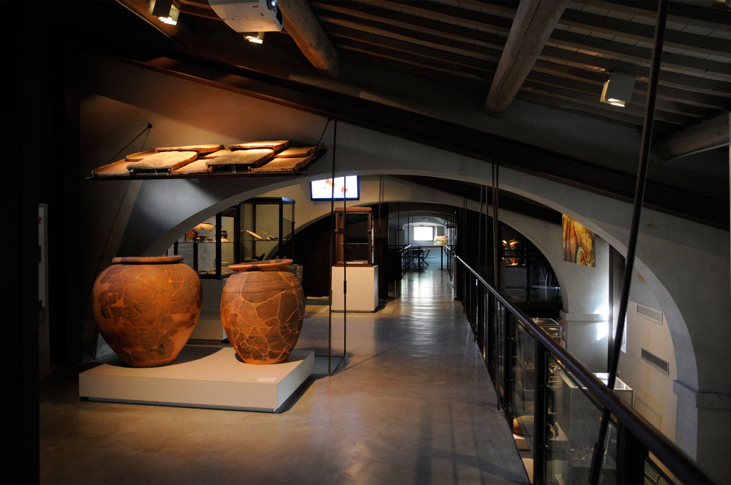 Inside the museum