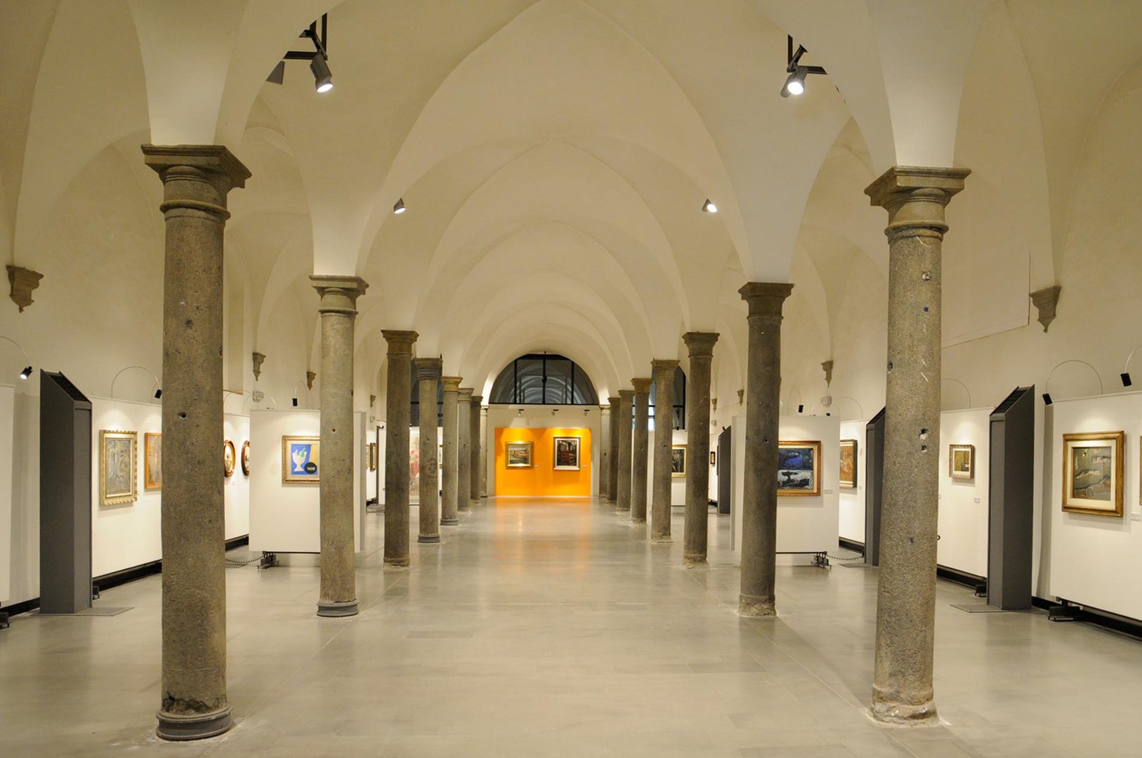 Il salone delle esposizioni temporanee